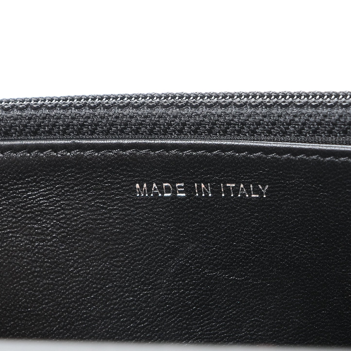 Lambskin Quilted Boy Wallet On Chain WOC Black
