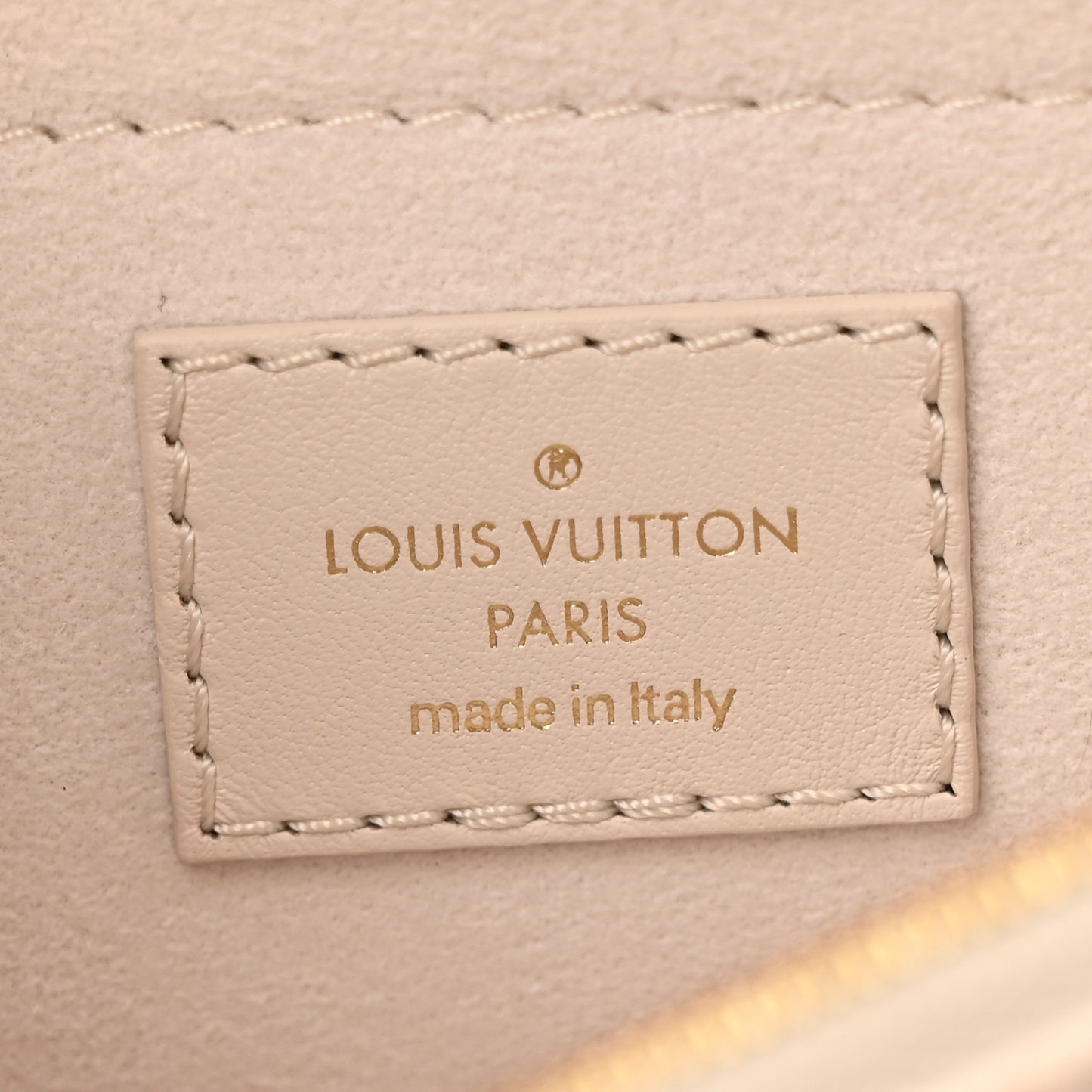 Calfskin LV New Wave Chain Bag Ivory