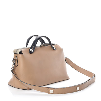 Fendi Vitello Dolce 4 Color Medium By The Way Boston Bag Sand Grano Multicolor 3 of 9