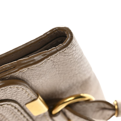 Chloe Grained Calfskin Marcie Square Wallet Abstract White 10 of 10