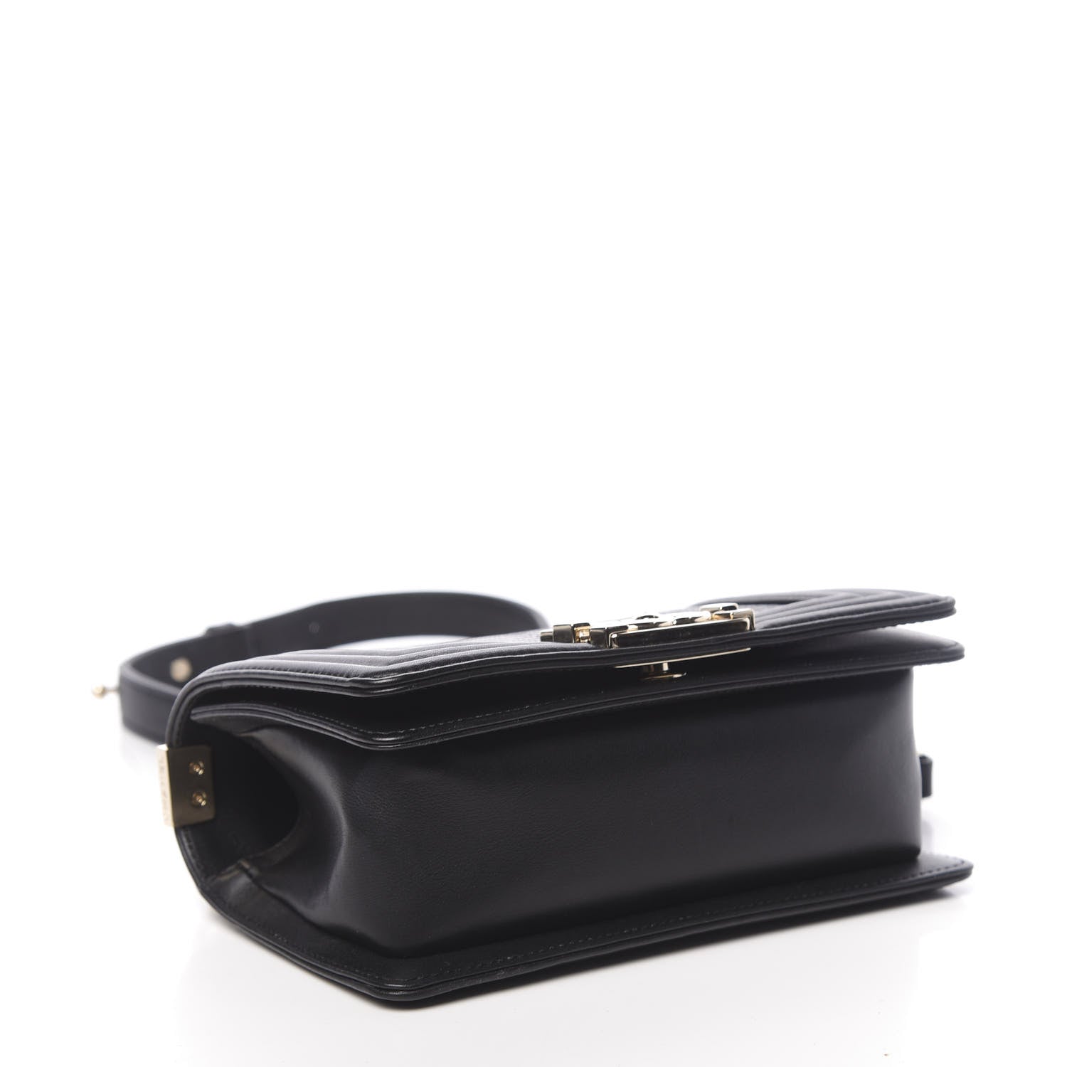 Chanel Lizard Calfskin Small Boy Flap Black 4 of 9