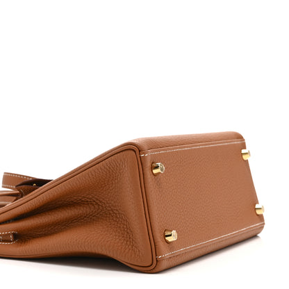 Hermes Togo Kelly Retourne 25 Gold 16 of 20