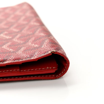 Goyard Goyardine Long Bi-Fold Wallet Red 8 of 8