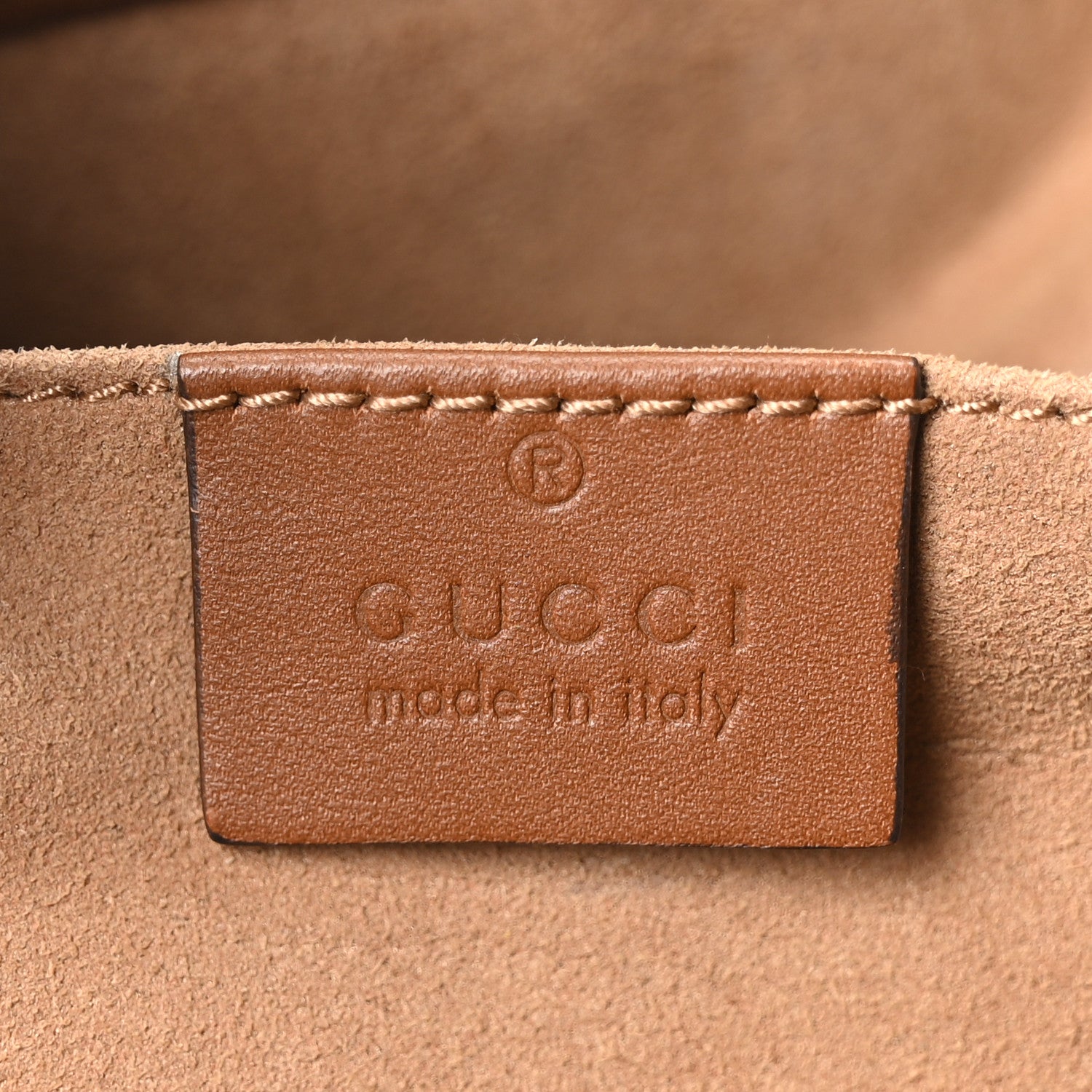 Gucci GG Supreme Monogram Calfskin Small Padlock Tote Beige Ebony Tuscany 6 of 10