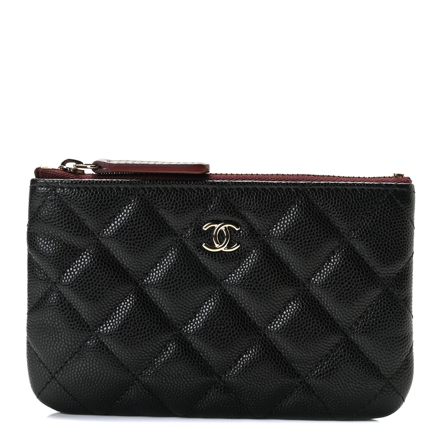 Chanel Caviar Quilted Small Cosmetic Case Black 1 of 10
