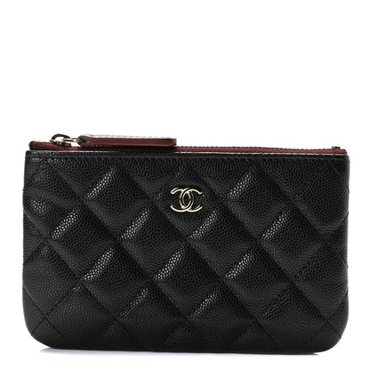 Chanel Caviar Quilted Small Cosmetic Case Black 1 of 10