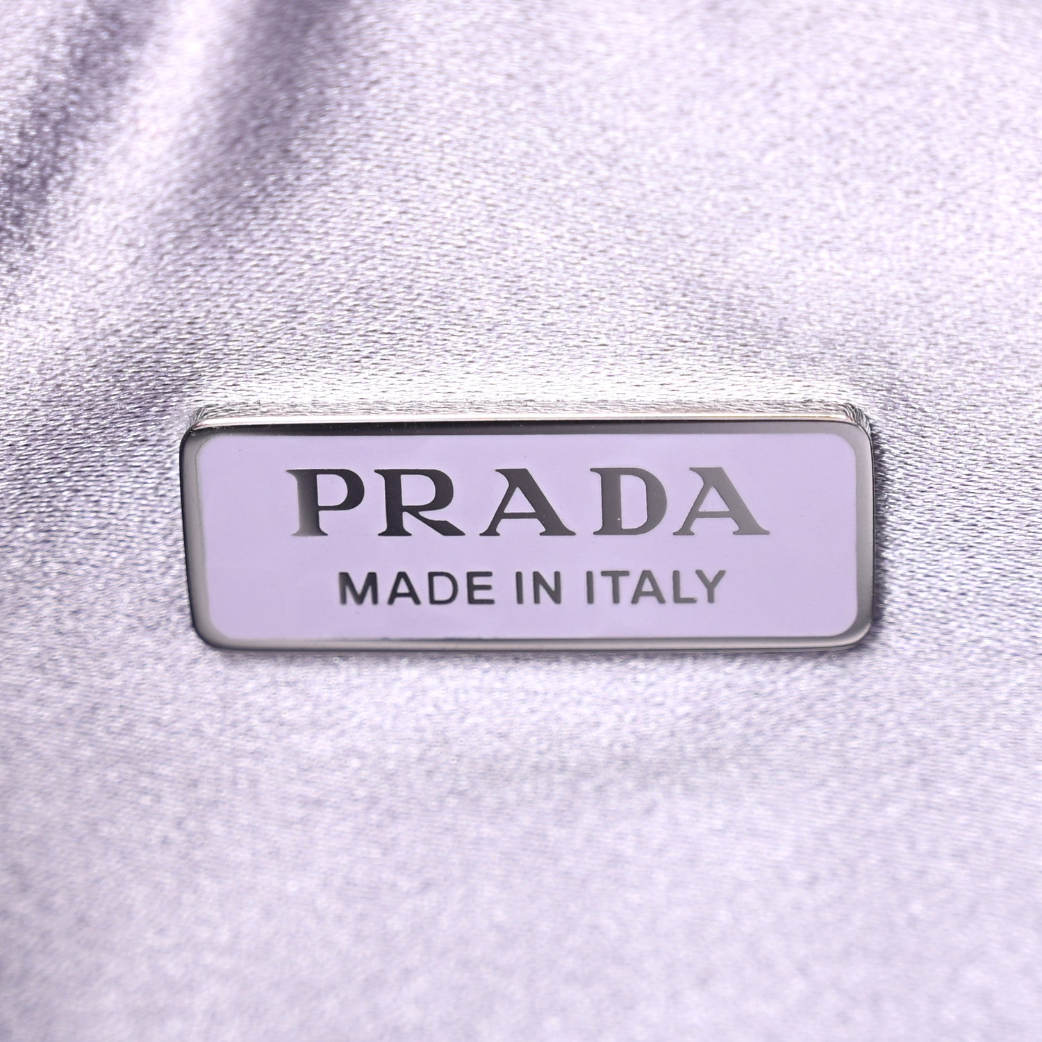 Prada Satin Crystal Mini Re-Edition 2000 Bag Glicine 6 of 10
