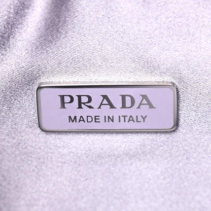 Prada Satin Crystal Mini Re-Edition 2000 Bag Glicine 6 of 10