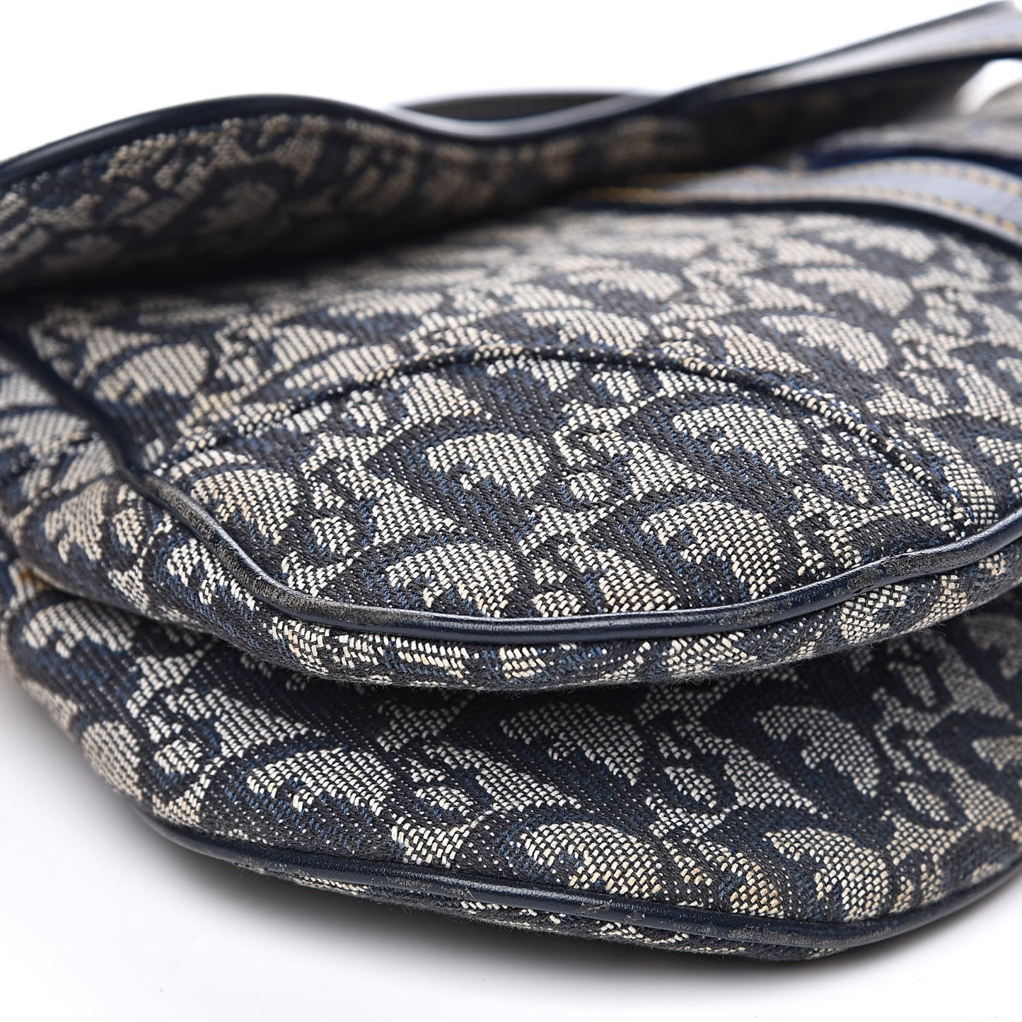 Monogram Saddle Bag Black