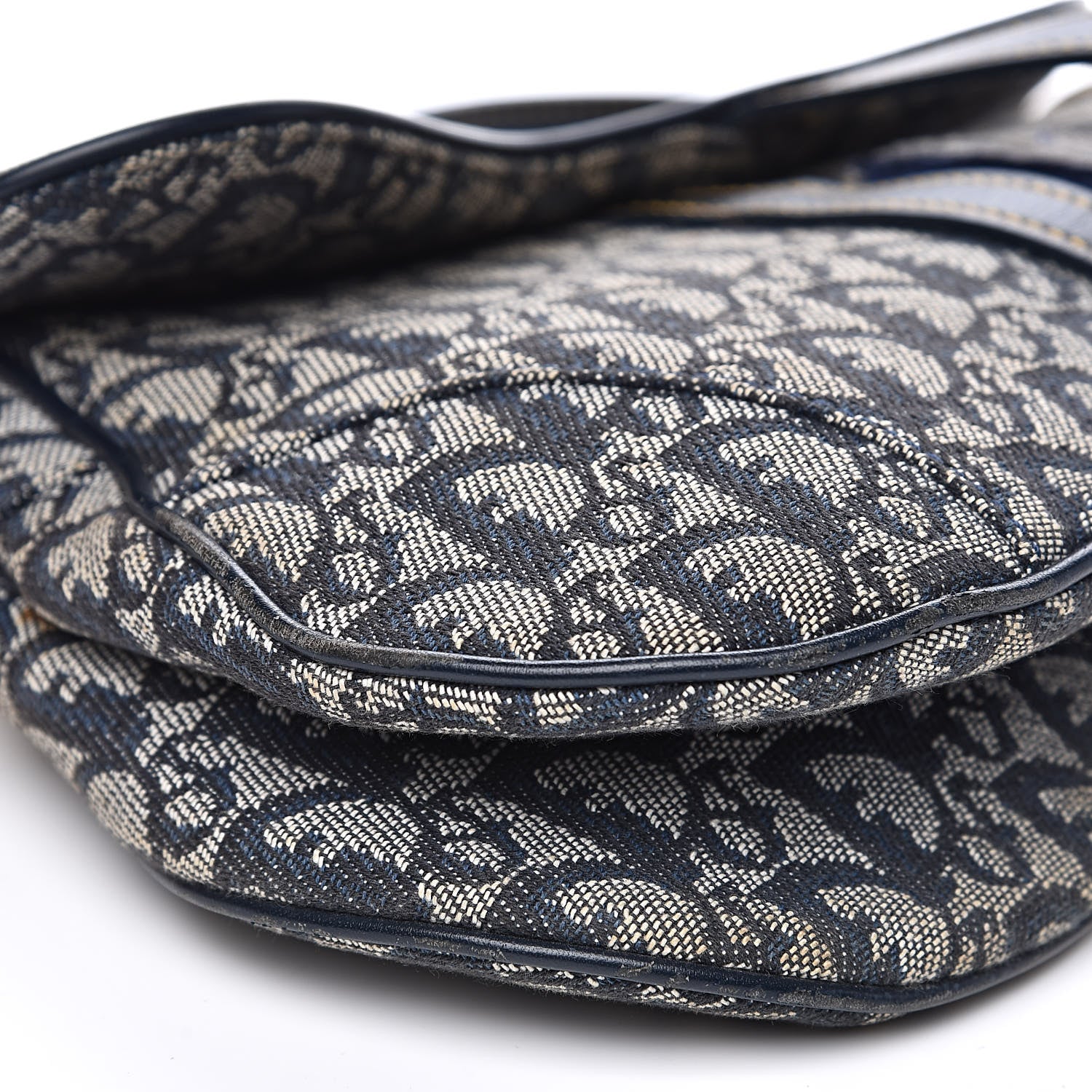 Christian Dior Monogram Saddle Bag Black 10 of 15