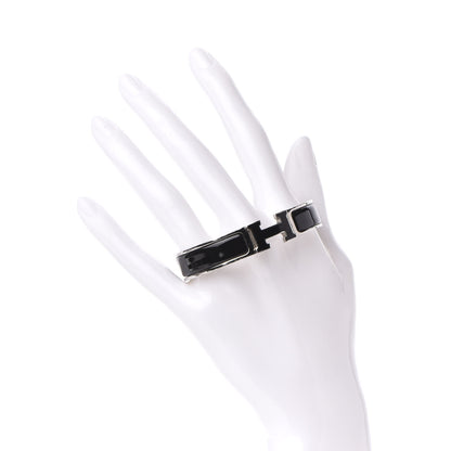 Hermes Enamel Narrow Clic Clac H Bracelet PM Black 2 of 6