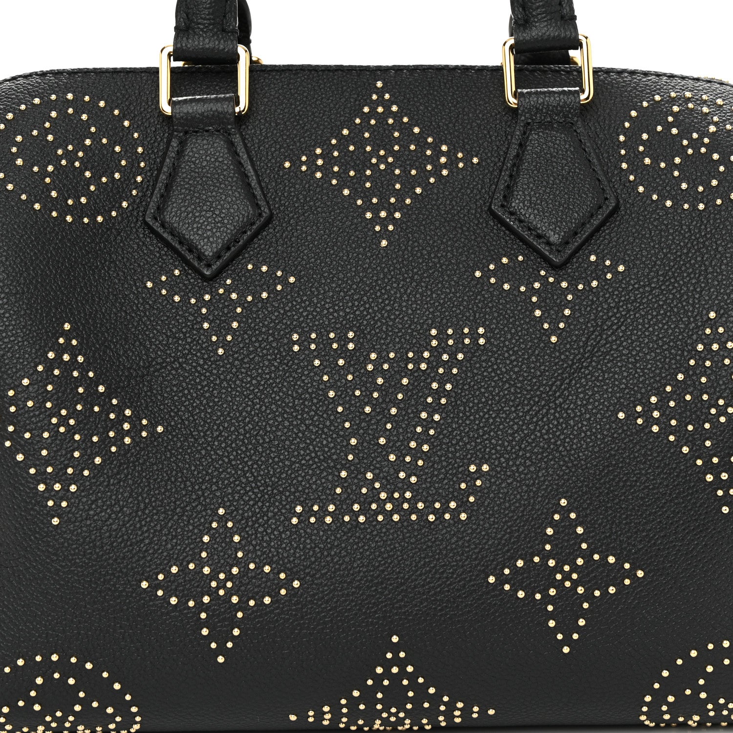 Louis Vuitton Empreinte Monogram Giant Studded Speedy Bandouliere 25 Black 7 of 9