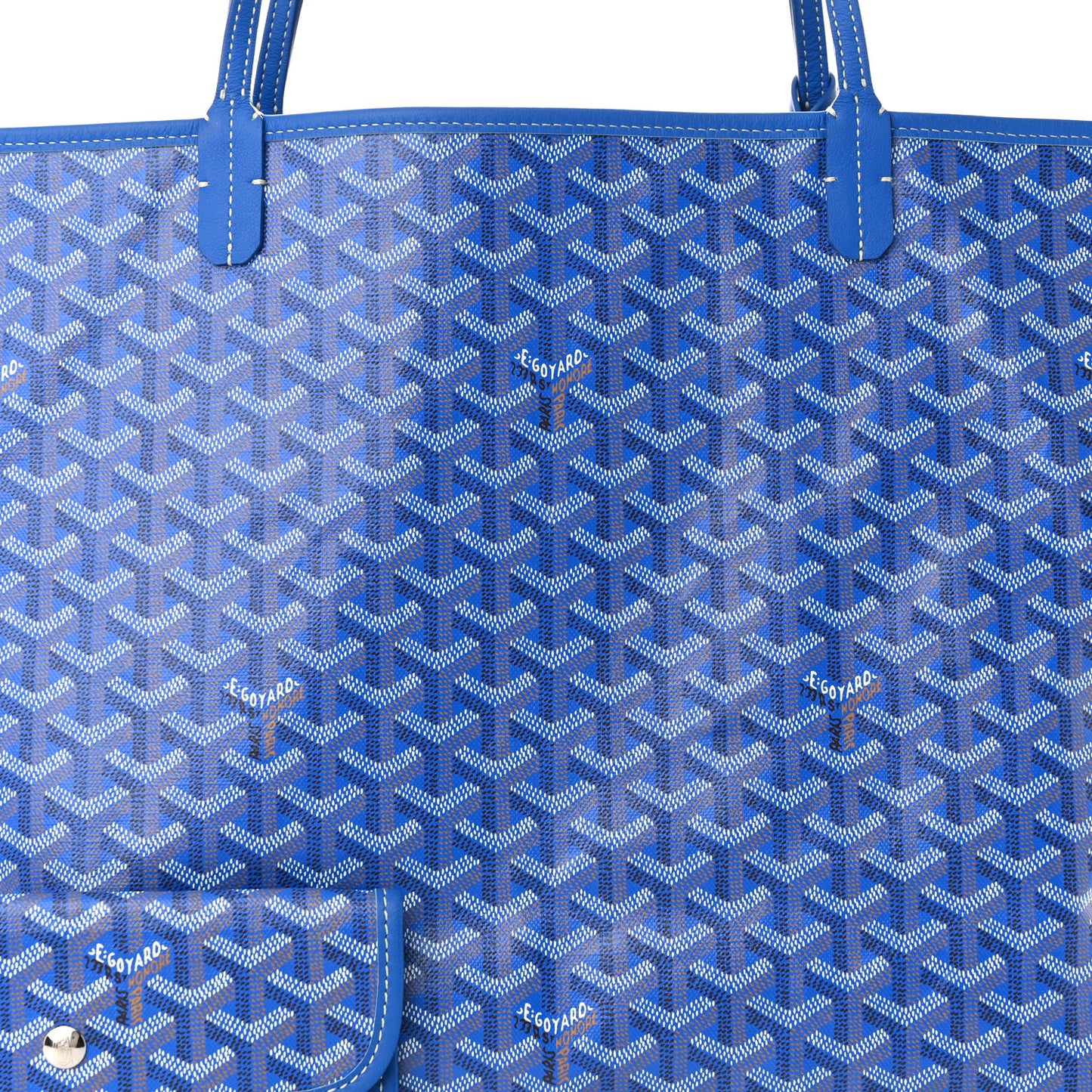 Goyardine Reversible Anjou GM Sky Blue