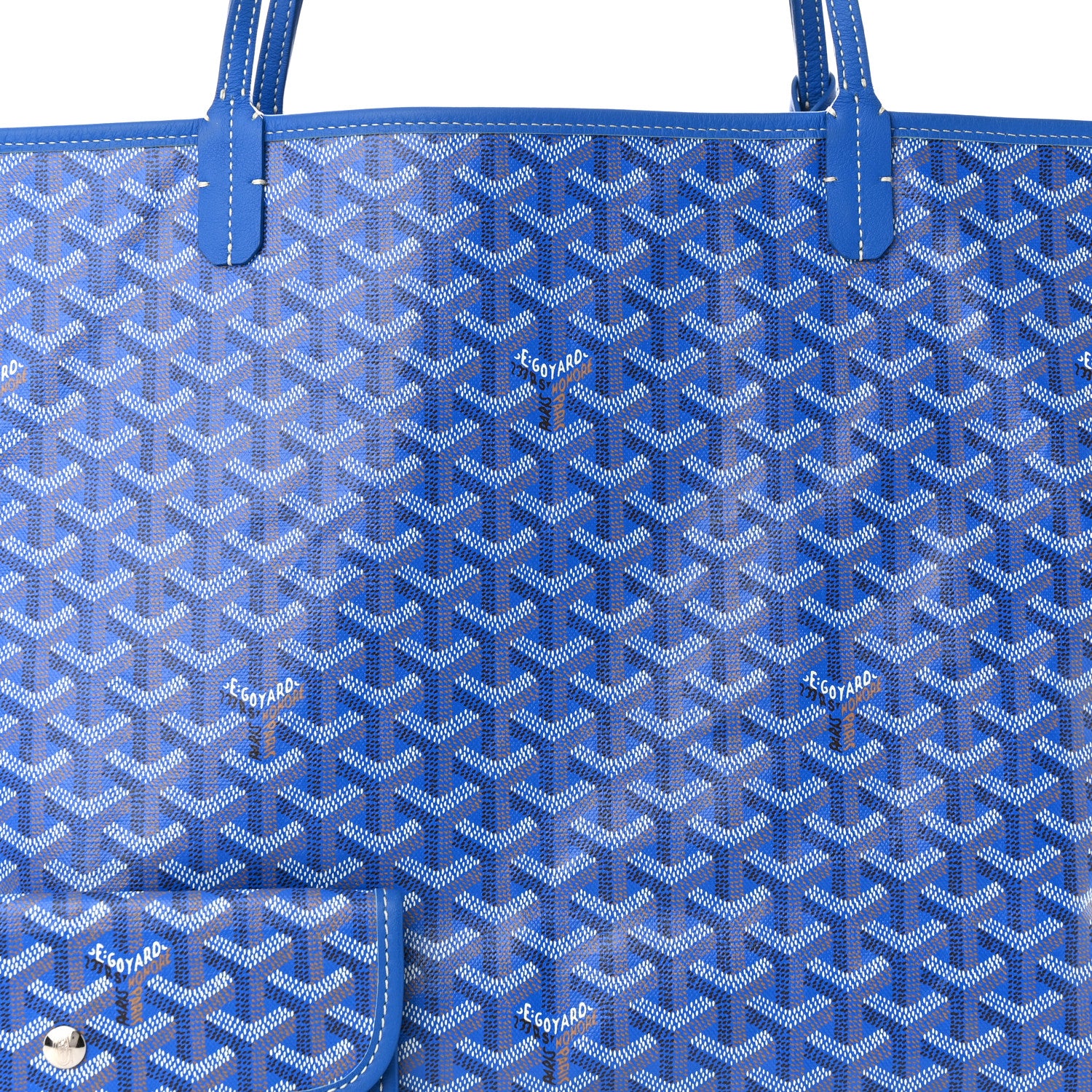 Goyard Goyardine Reversible Anjou GM Sky Blue 9 of 11