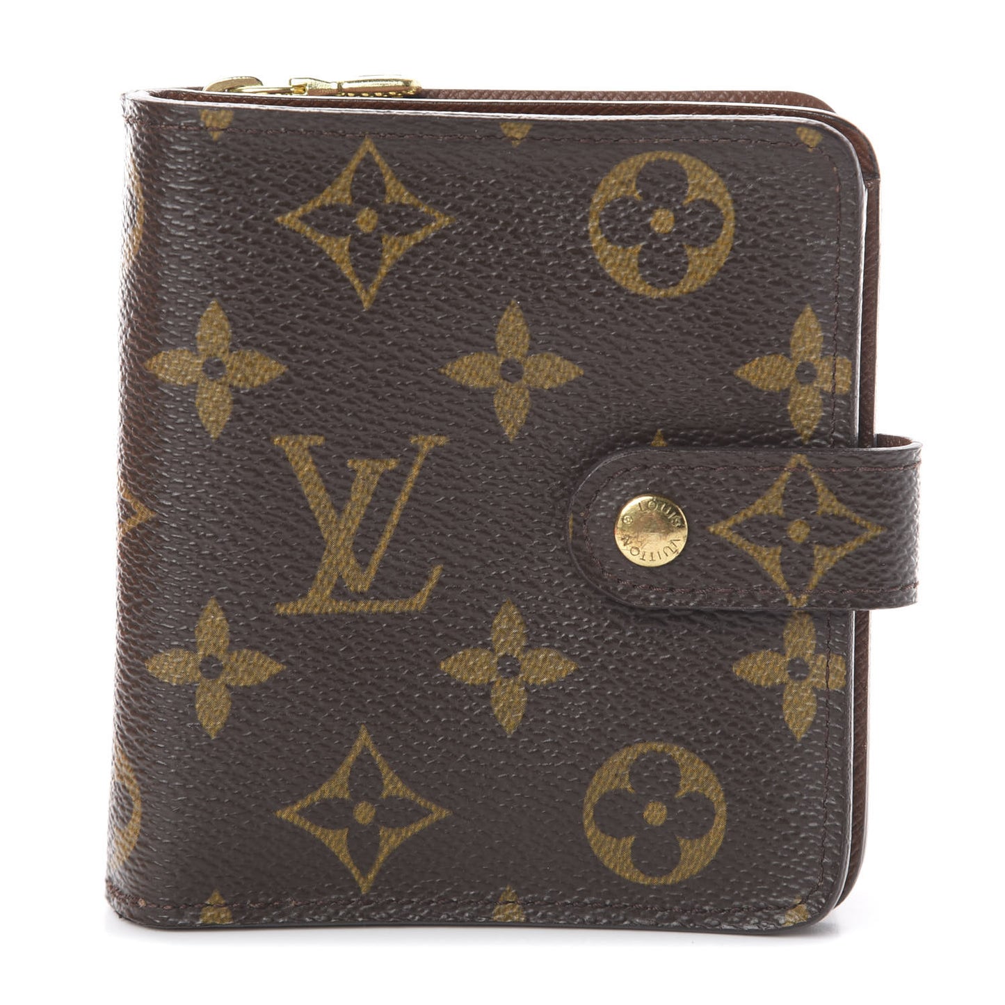 Monogram Compact Zippe Zipped Wallet