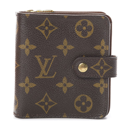 Louis Vuitton Monogram Compact Zippe Zipped Wallet 1 of 5