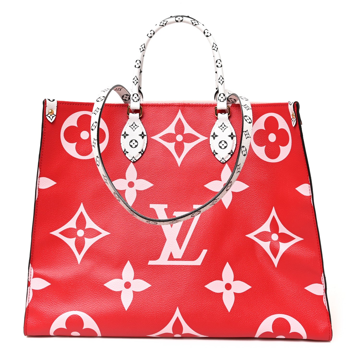 Louis Vuitton Monogram Giant Onthego GM Rouge Rose 1 of 8