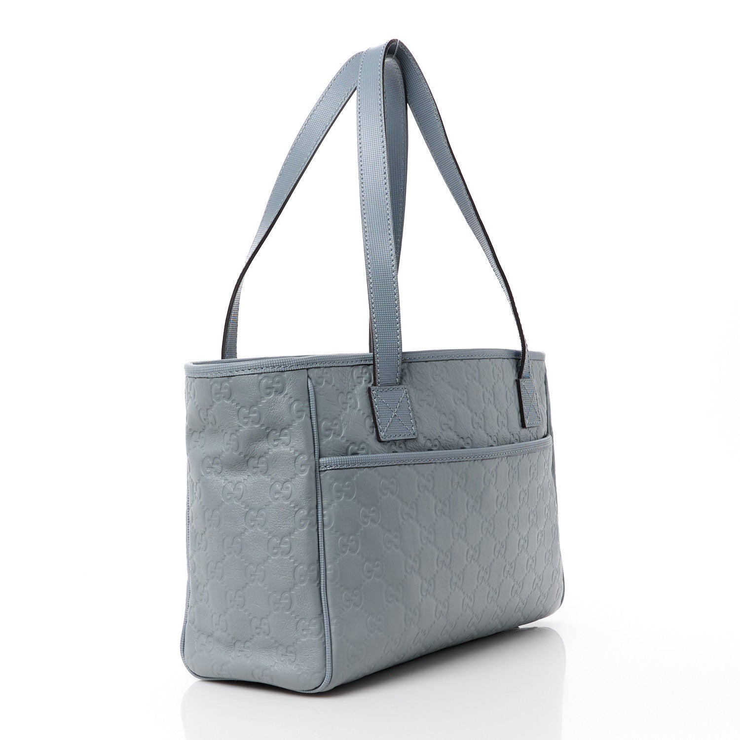Gucci Guccissima Small Tote Bag Light Blue 3 of 11