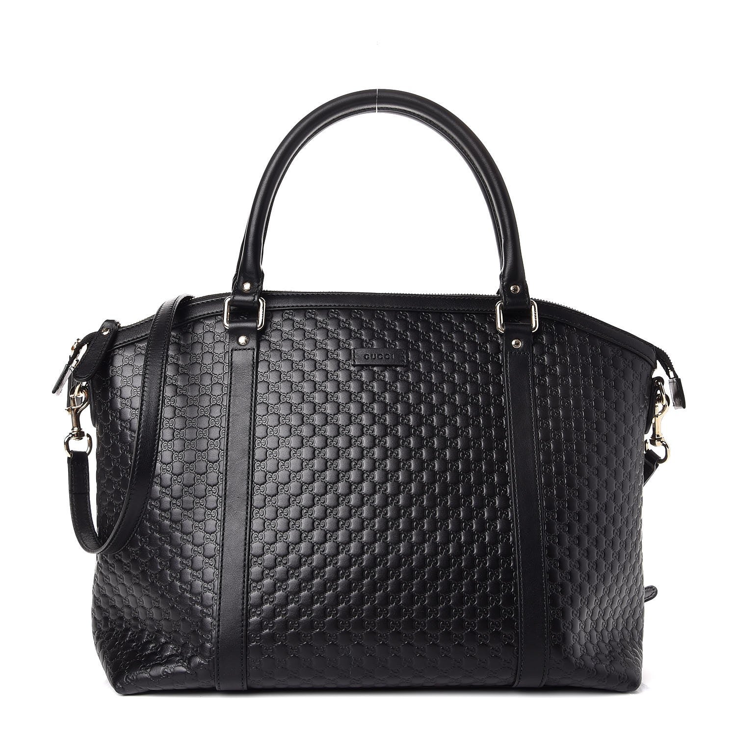 Gucci Soft Microguccissima Large Dome Satchel Black 1 of 15