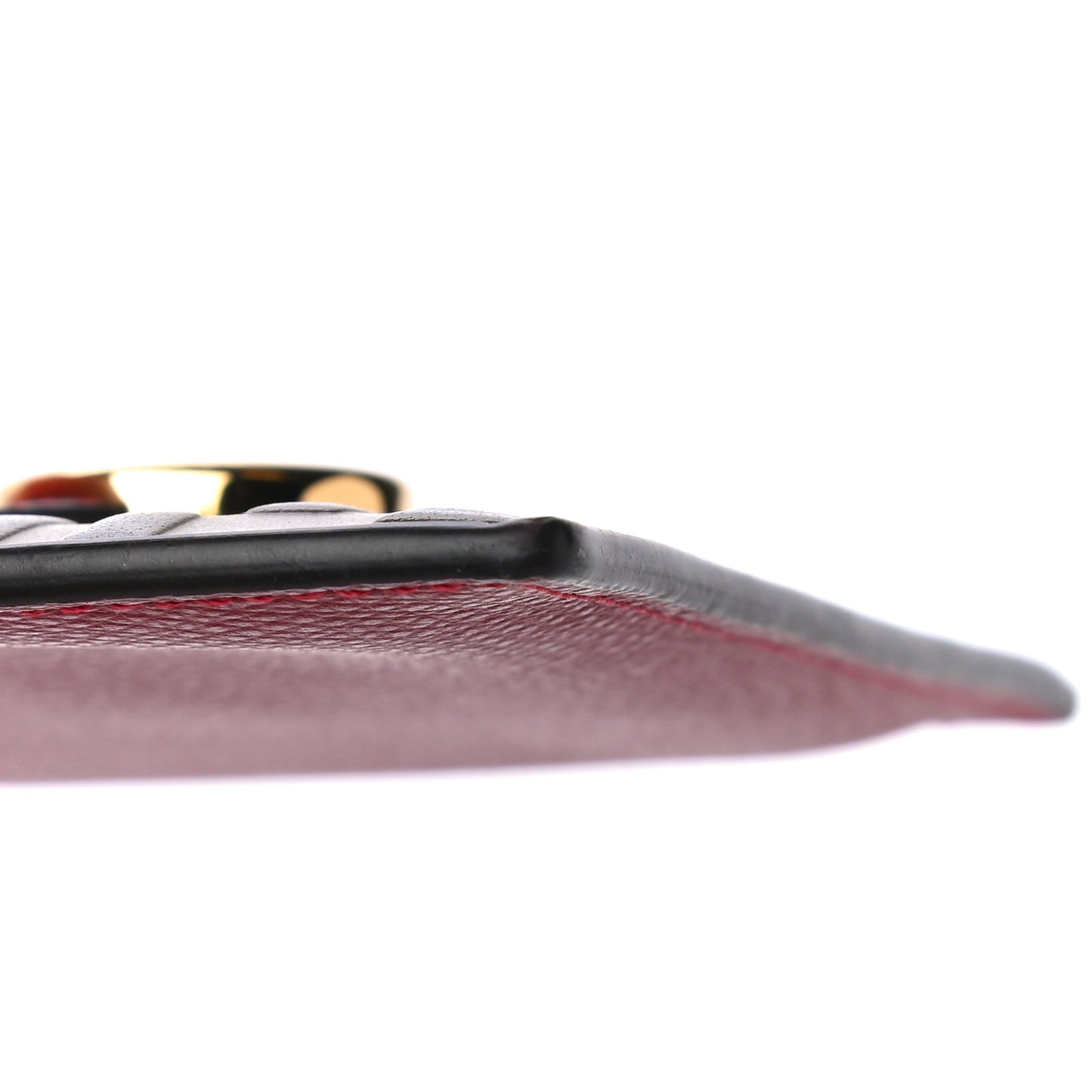 Vitello Cruise F is Fendi Bi-Color FF 1974 Embossed Small Envelope Pouch Maya Black Ribes