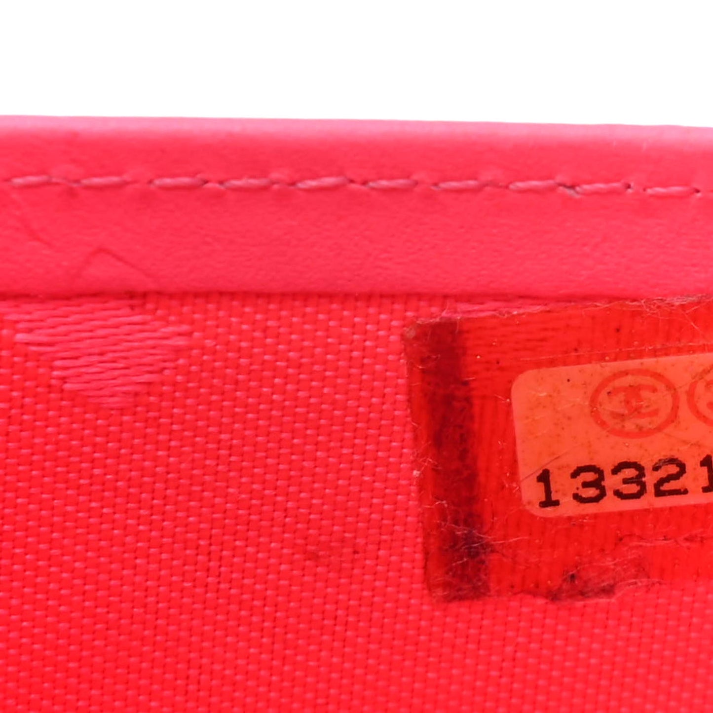 Calfskin Quilted Cambon Yen Wallet Black