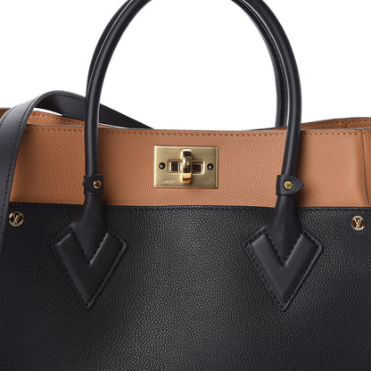 Louis Vuitton Calfskin Monogram On My Side Black 9 of 10