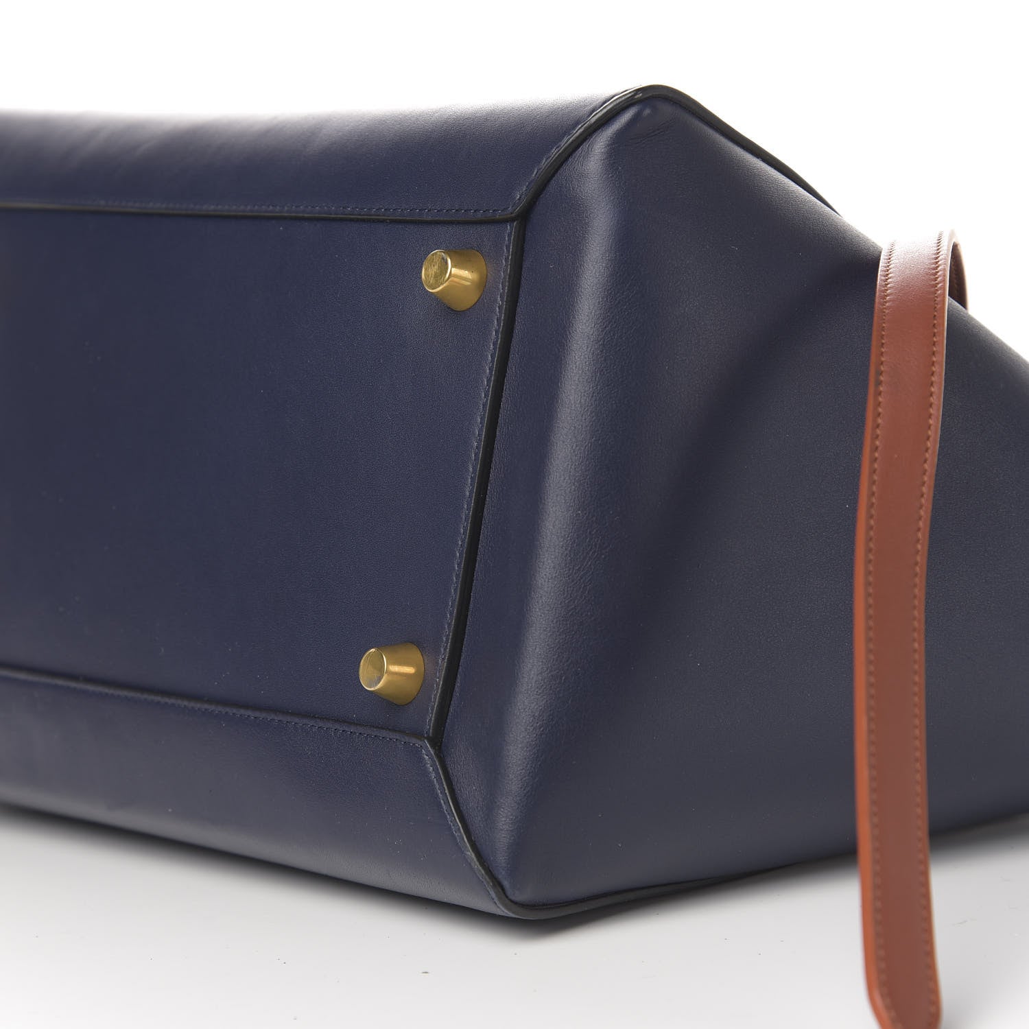 Celine Smooth Calfskin Large Bi-Color Belt Bag Midnight 13 of 16