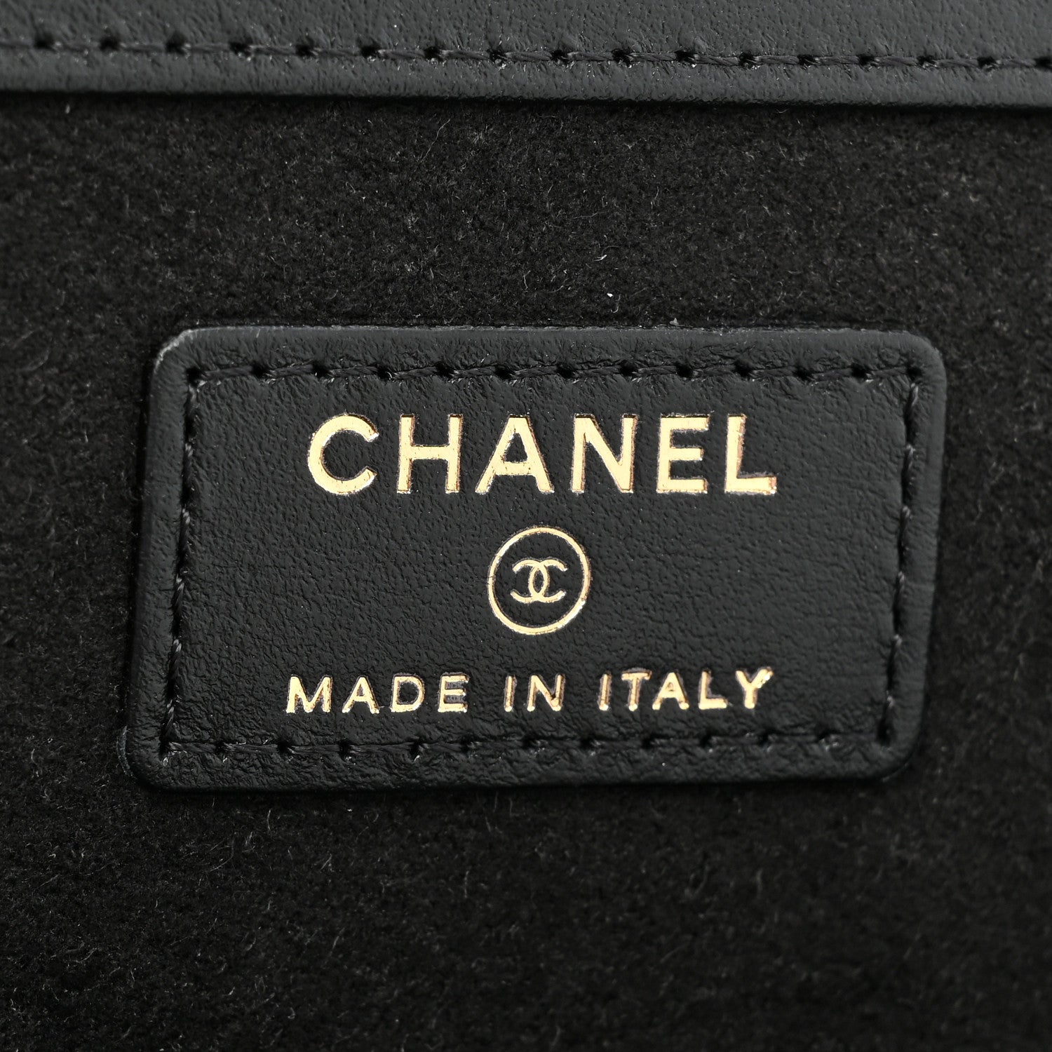 Chanel Caviar Quilted Chain Glasses Case Black 6 of 9