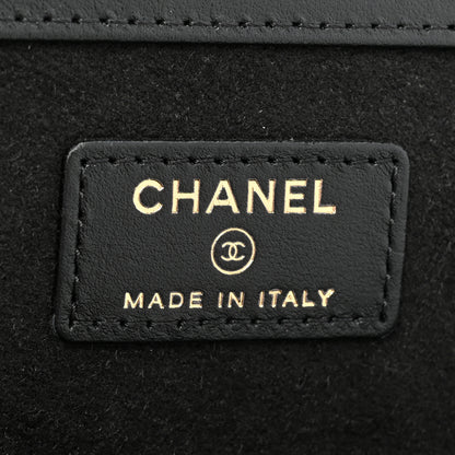 Chanel Caviar Quilted Chain Glasses Case Black 6 of 9