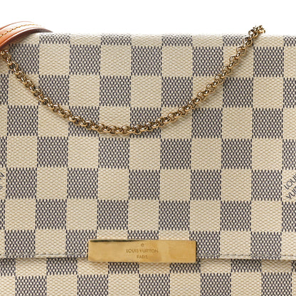 Louis Vuitton Damier Azur Favorite MM 7 of 9