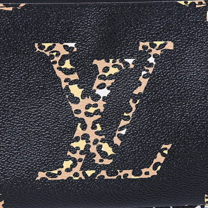 Louis Vuitton Monogram Giant Jungle Pochette Double Zip Black 9 of 10