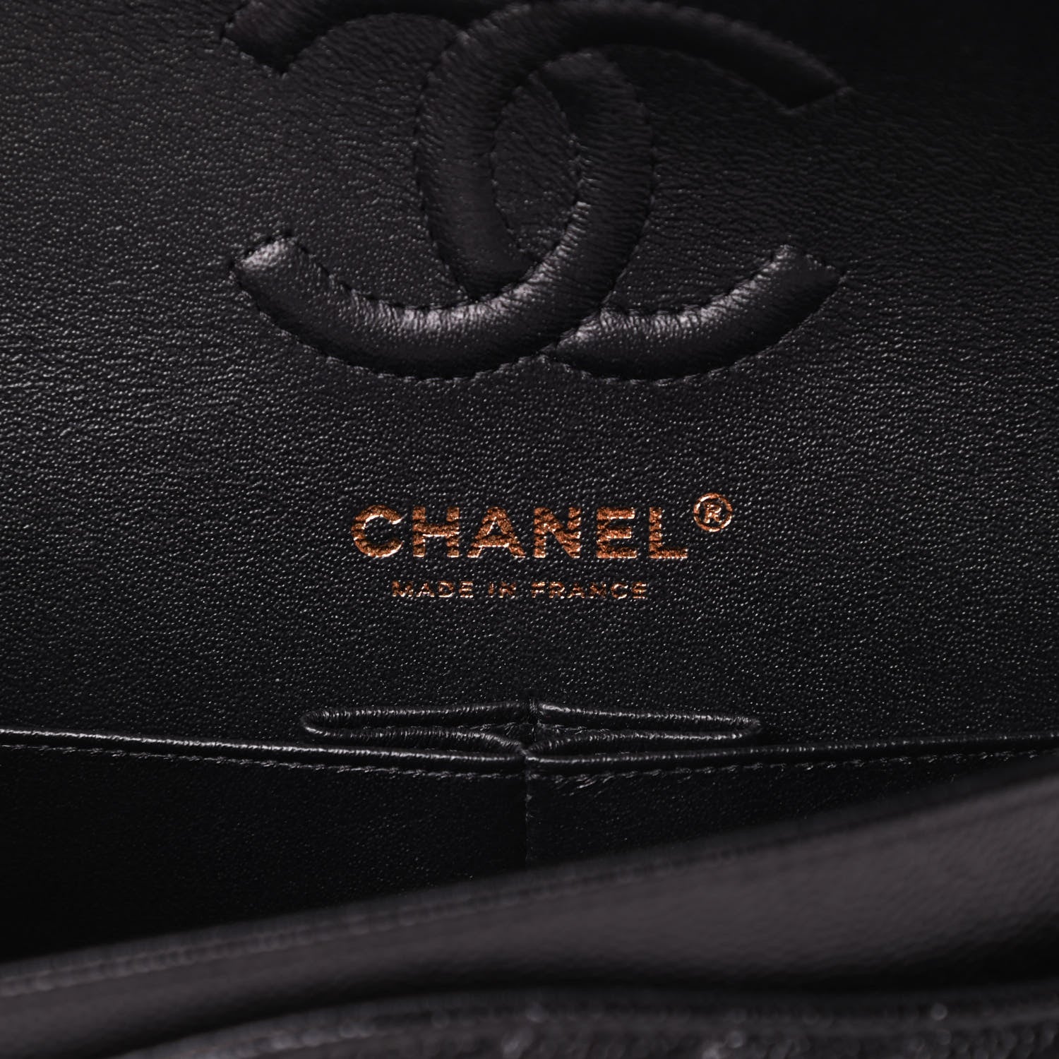 Chanel Caviar Chevron Quilted Small Double Flap Black 6 of 12
