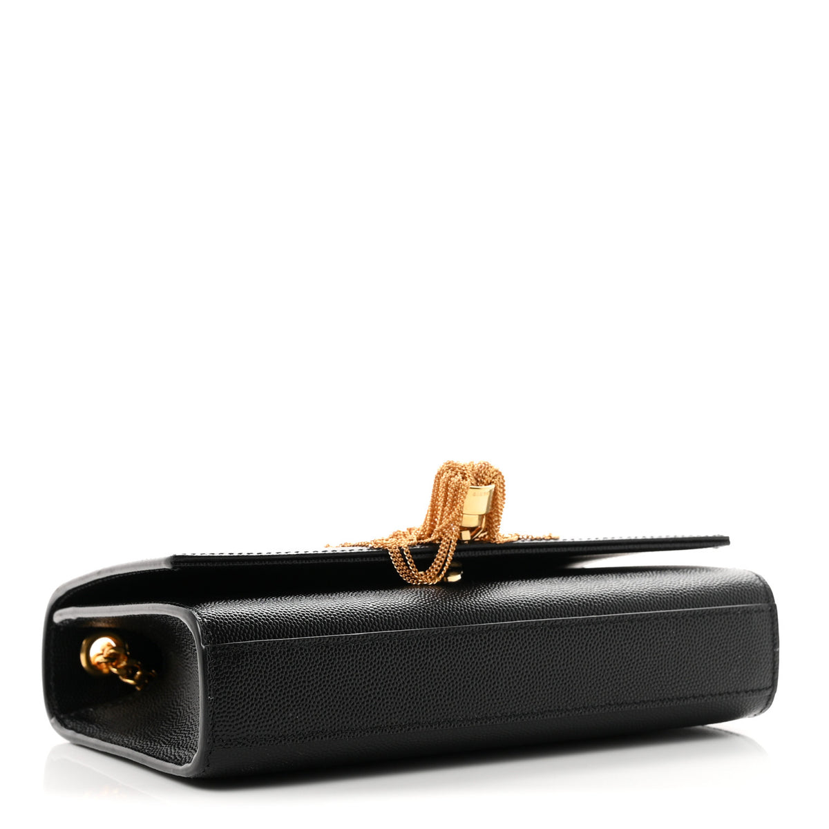Grain De Poudre Small Classic Monogram Kate Tassel Satchel Black