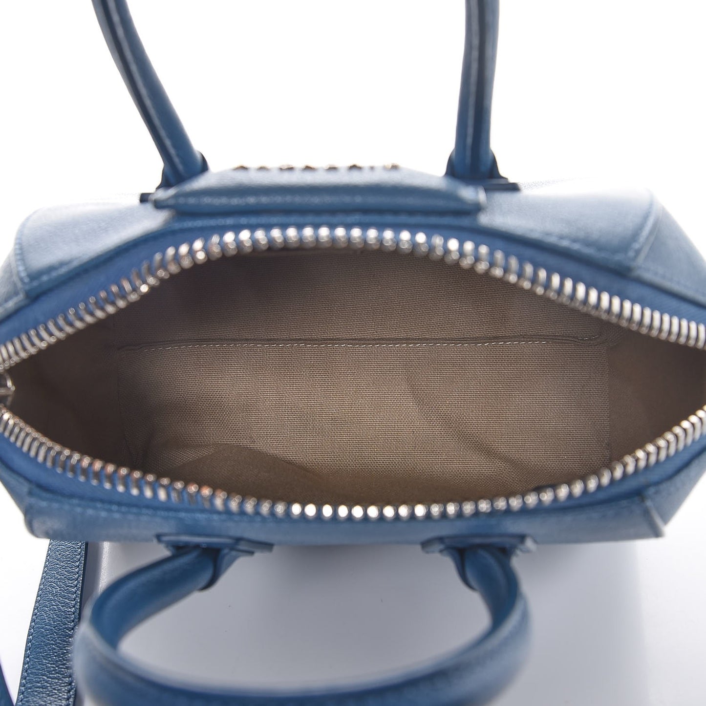 Sugar Goatskin Mini Antigona Electric Blue