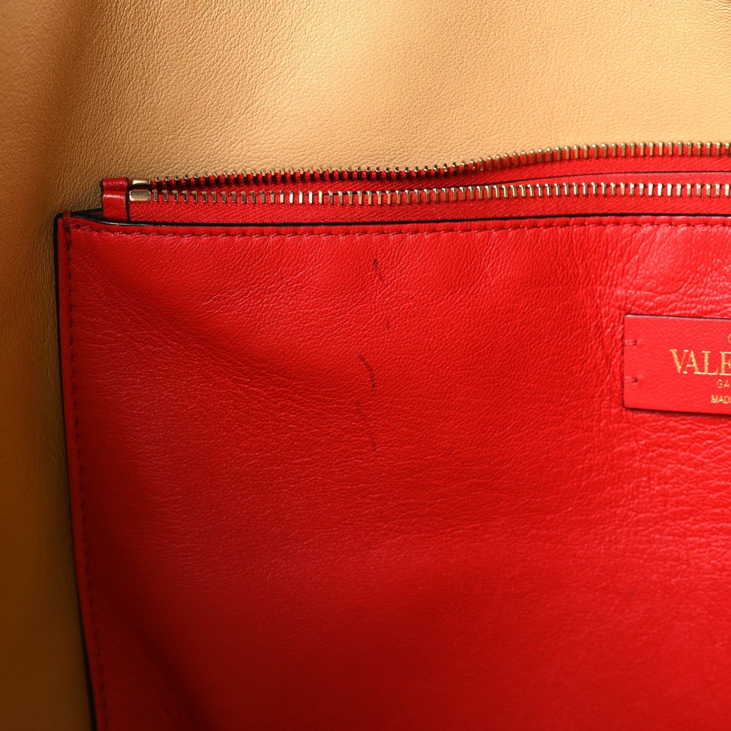 Valentino Garavani Canvas Nappa Leopard Print Rockstud Tote Brown 13 of 14