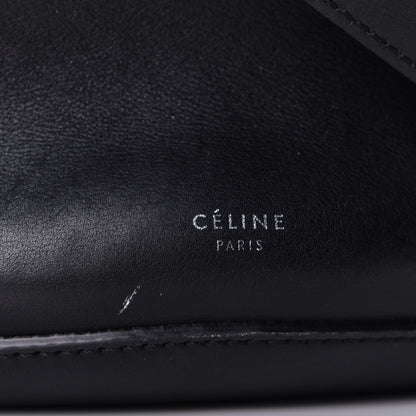 Celine Smooth Calfskin Long Strap Big Bucket Bag Black 6 of 8
