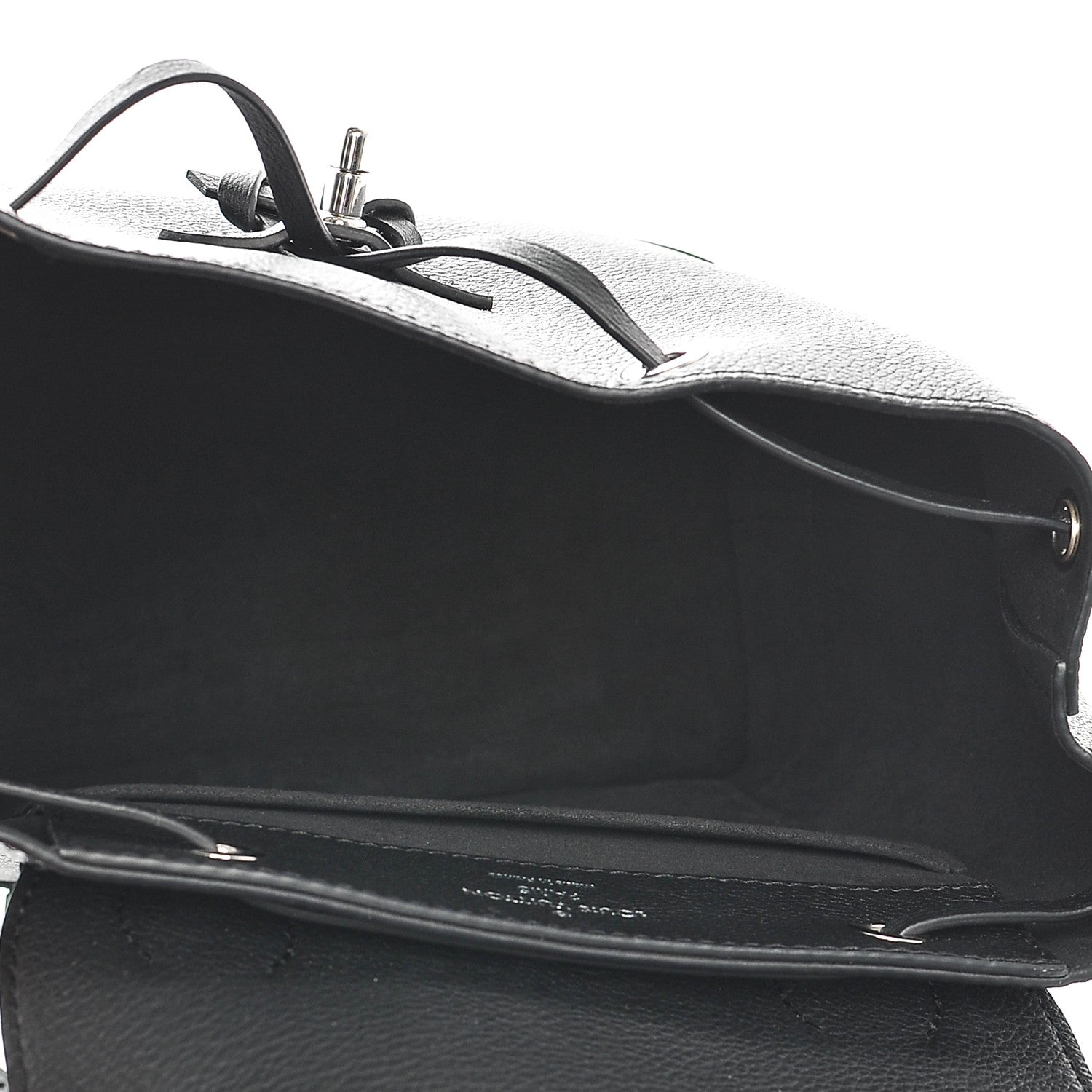 Louis Vuitton Calfskin Lockme Backpack Black 5 of 6