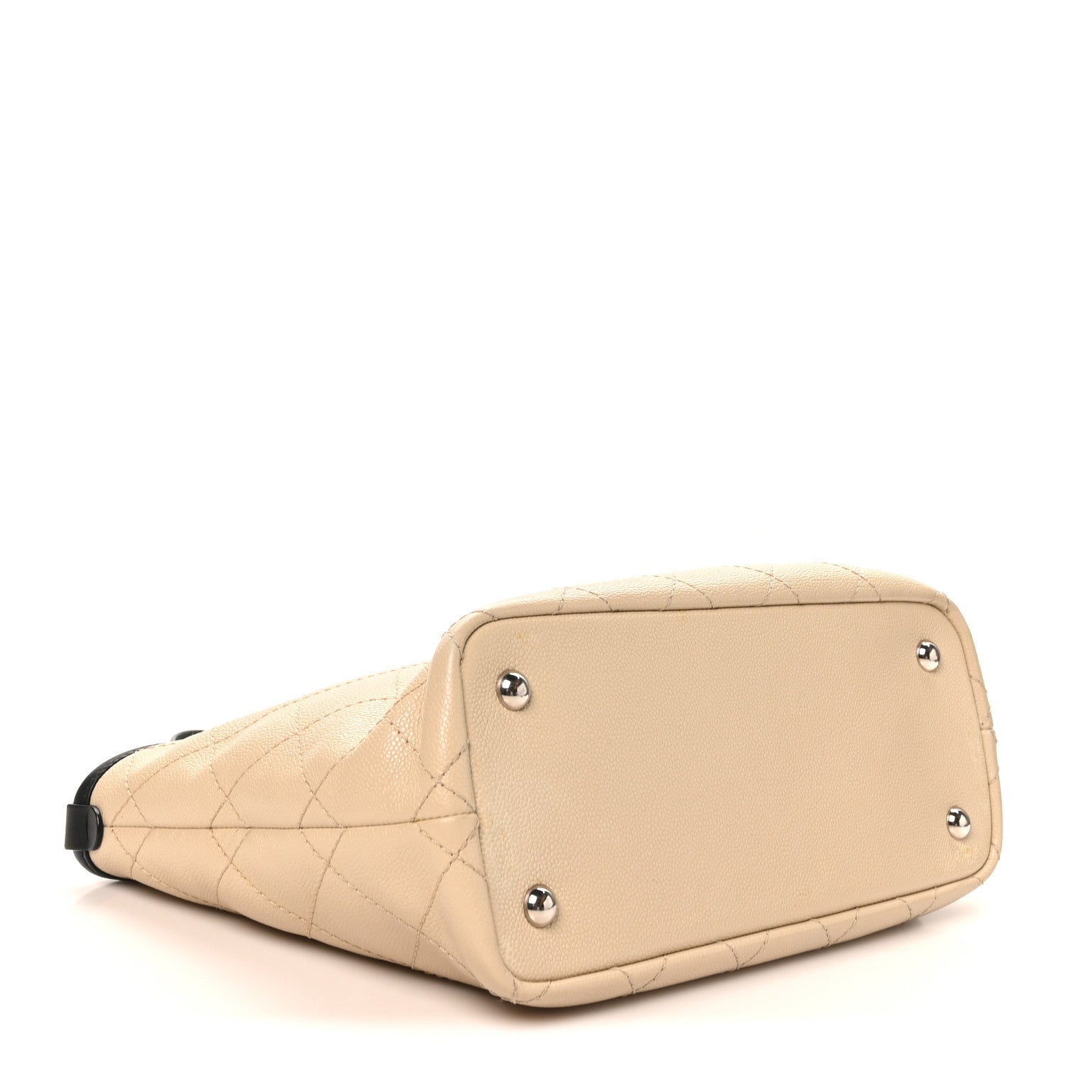 Chanel Grained Calfskin Medium Fever Shopping Tote Beige 5 of 12