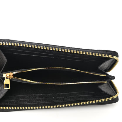 Louis Vuitton Empreinte Clemence Wallet Black 5 of 8