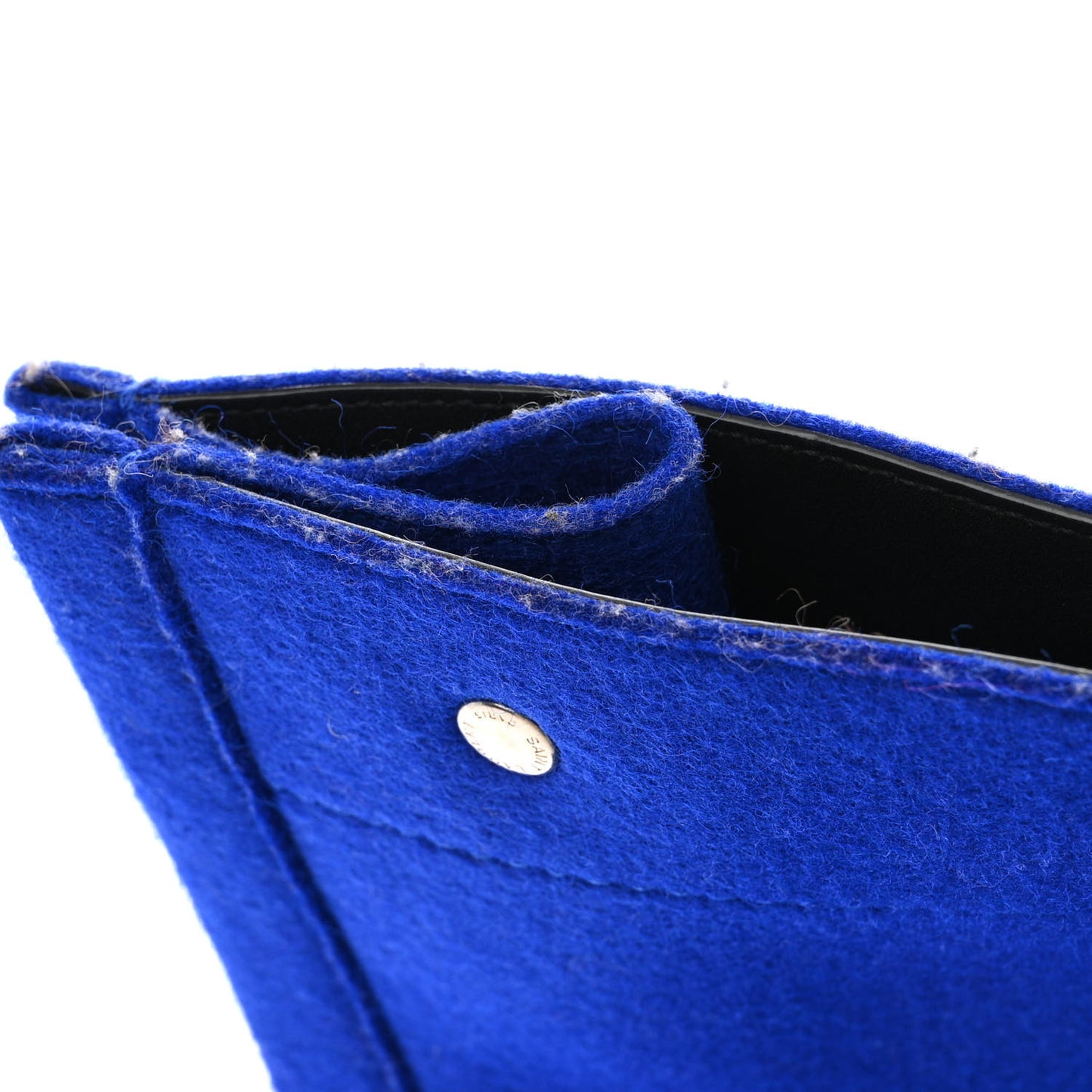 Wool Rive Gauche Tote Blue