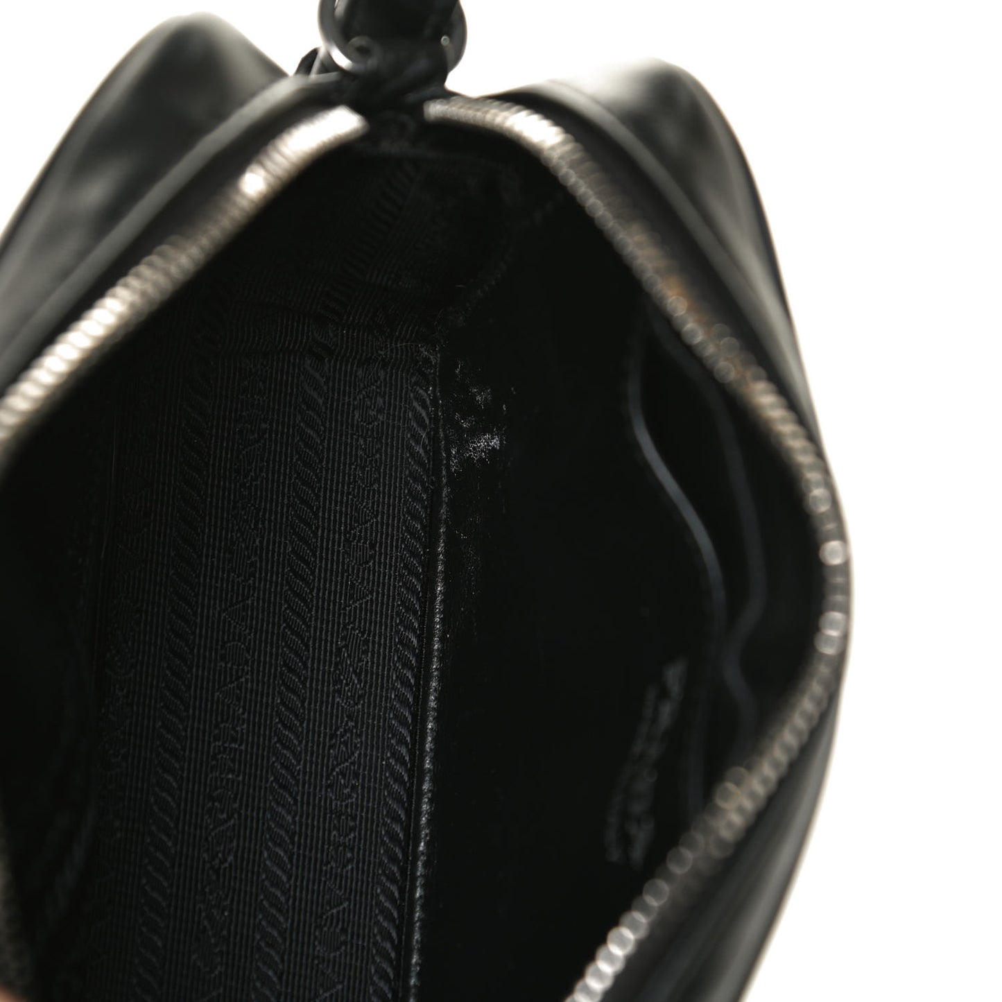 Soft Calfskin Diagramme Crossbody Bag Black