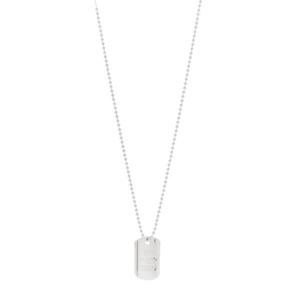 Tiffany Sterling Silver 1837 Dog Tag Pendant Necklace 1 of 5