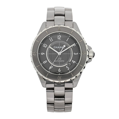 Chanel Titanium Ceramic 38mm J12 Chromatic Automatic Watch 1 of 5