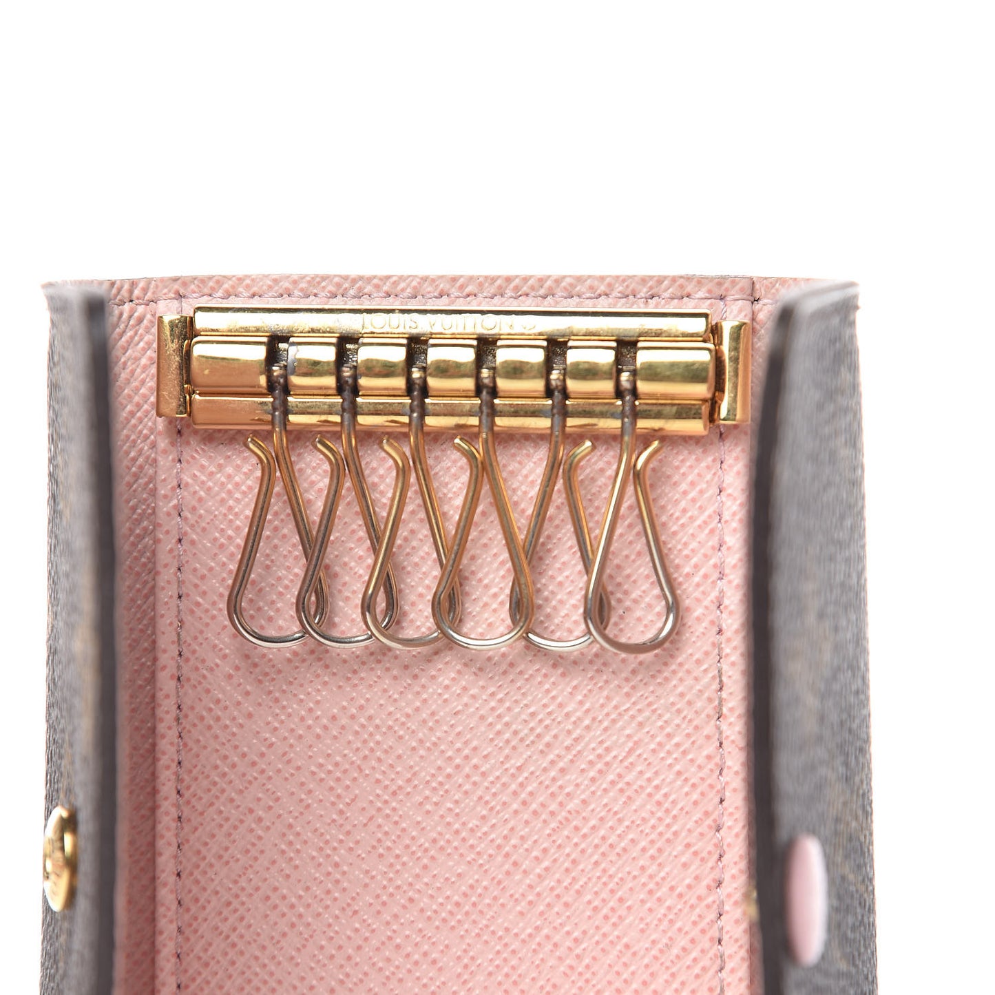 Monogram Multicles 6 Key Holder Rose Ballerine