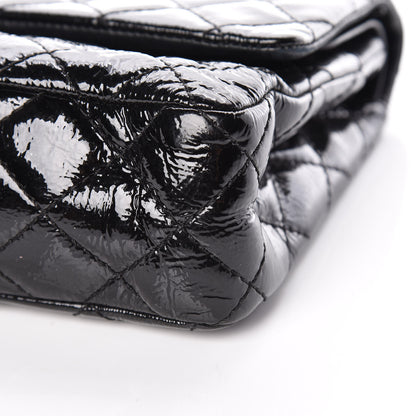 Chanel Distressed Patent Quilted 2.55 Reissue 226 Flap Black 11 of 11