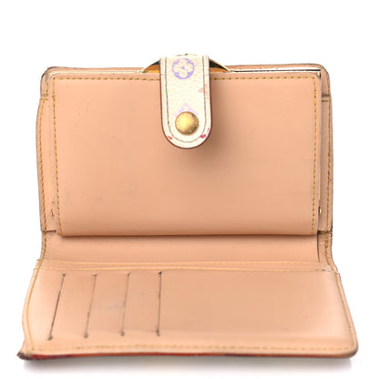 Louis Vuitton Monogram Multicolor French Purse Wallet White 4 of 17