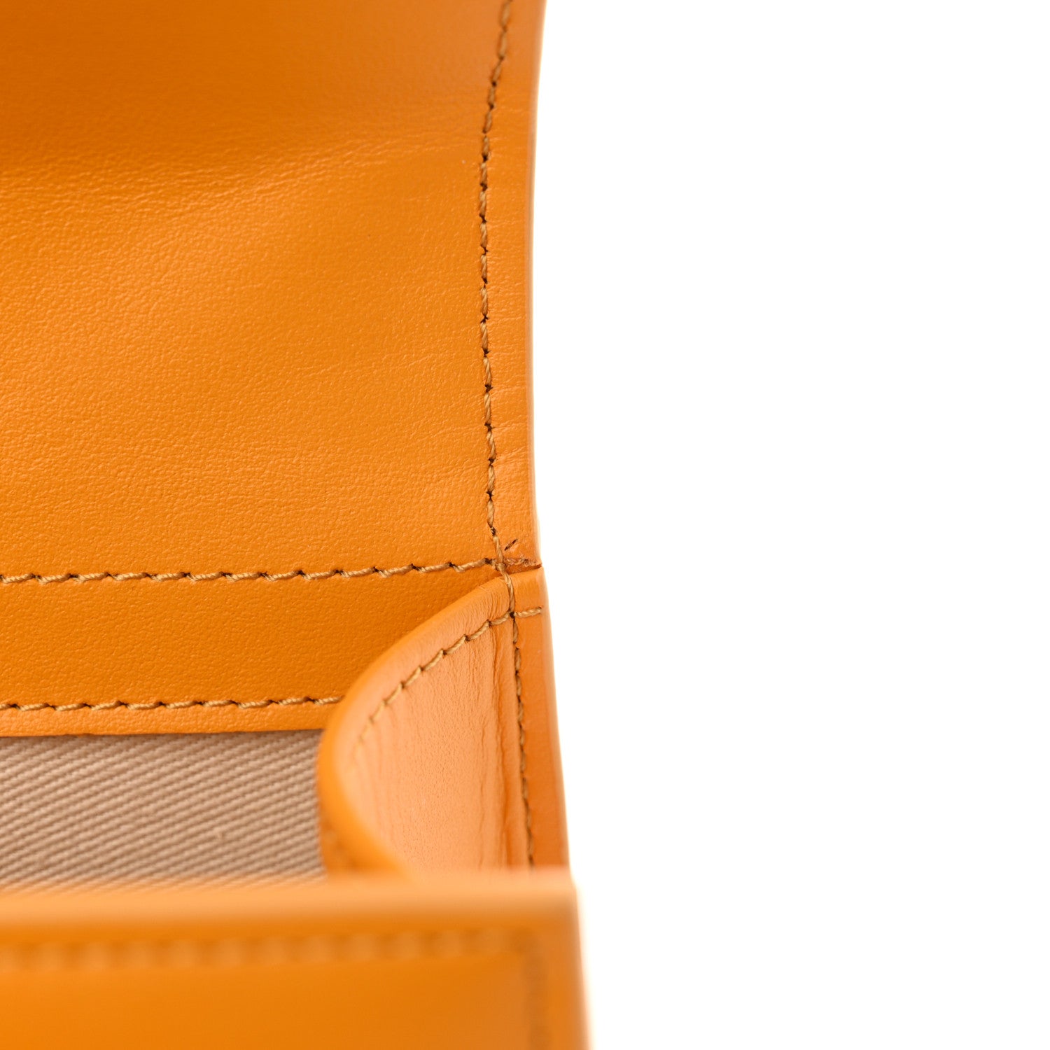 Jacquemus Smooth Calfskin Le Grand Bambino Dark Orange 11 of 12