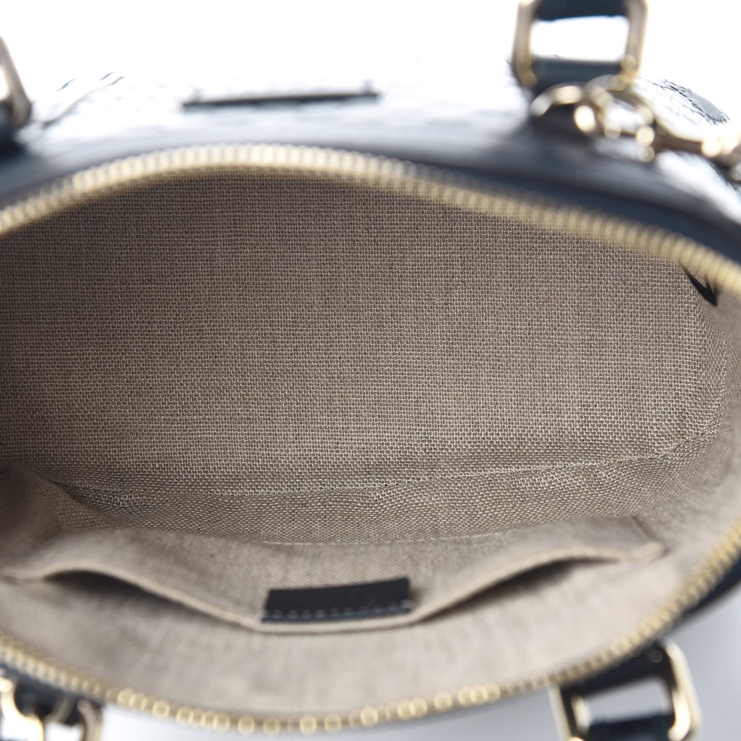 Soft Microguccissima Mini Dome Bag Blue