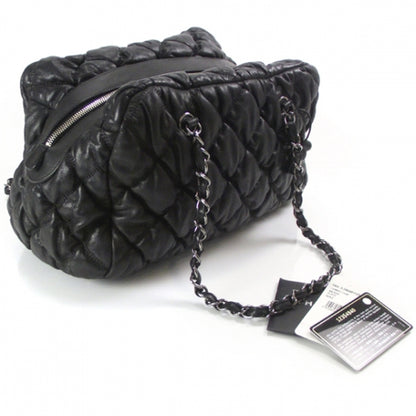 Chanel Leather Large Bubble Quilt Bowler 3 of 11