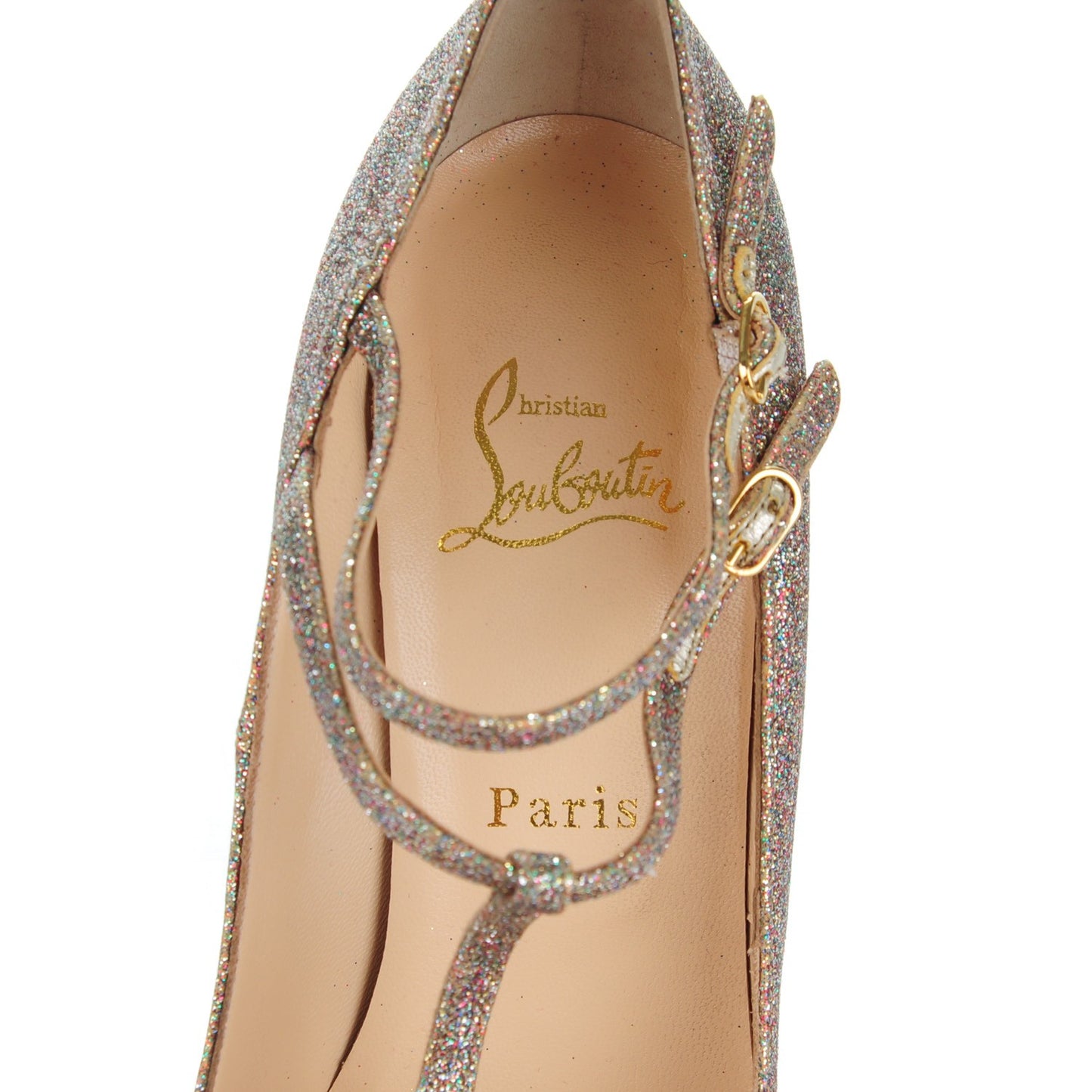 Glitter Mini T Double 120 Pumps 40 Multicolor